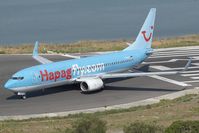 D-AHFT @ LGKR - Hapag Fly 737-800 - by Andy Graf-VAP