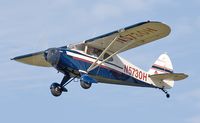 N5730H - Piper PA-16 departing from the Turweston Vintage Transport Day Sept 2007