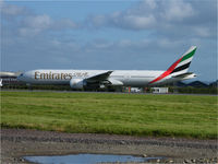 A6-EBP @ EGPF - Boeing 777-31H-ER/Emirates Airlines/Glasgow - by Ian Woodcock