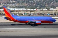 N387SW @ BUR - Southwest Airlines N387SW (FLT SWA2992) from Sacramento Int'l (KSMF) concluding her landing rollout on RWY 8. - by Dean Heald