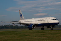 D-ANNE @ LOWW - Bluewings Airbus 320 - by Yakfreak - VAP