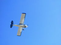 N5503A @ SZP - 1978 Bellanca 8KCAB DECATHLON fully aerobatic, Lycoming AEIO-320 150 Hp, CS prop, NACA 1412 near symmetrical wing airfoil, rated +6g -5g, takeoff climb from Rwy 22 - by Doug Robertson