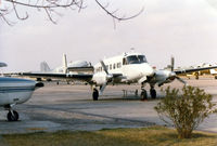 N139PM @ BRO - Pilgrim Airlines VOLPAR TURBOLINER Modified Beech 18