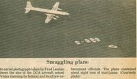 HP-503 - Newspaper article about DC-6 HP-503 - by Zane Adams