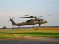 88-26078 @ O74 - Ohio National Guard UH-60 Blackhawk landing at Mount Victory, OH - by Bob Simmermon