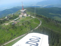 OK-DOJ @ LKFR - In flight over Lysa hora ( Bold Mountain) in Moravia - by Dan Dulava