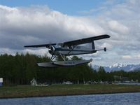 N6LU @ LHD - Landing at Lake Hood, Anchorage Alaska - by Martin Prince, Jr
