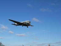 N44587 @ PABE - Desert Air DC-3 on final to Bethel. - by Martin Prince, Jr