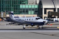 N500BG @ SNA - Integrated Aviation Services LLC 2004 Pilatus PC-12/45 N500BG taxiing onto RWY 19R for departure. - by Dean Heald