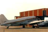 N516AC @ MFE - C-46 at McAllen, TX