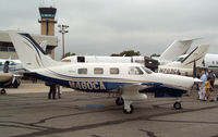 N480CA @ FRG - Meridian on show, FRG Tower in back. - by Stephen Amiaga