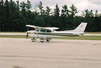 N4772E @ MGN - Taxi for departure RWY 28 @ Harbor Springs Airport (MGN) - by Mel II
