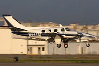 N4448F @ VNY - P & L Aircraft LLC 1976 Beech B-60 Duke N4448F landing RWY 16R. - by Dean Heald