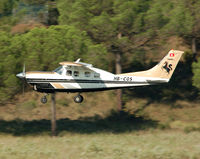 HB-CQS @ LEGE - Pretty plane over RWY 20 of GRO. - by Jorge Molina