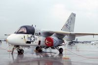 158864 @ ORD - S-3B at the ANG/AFR open house.  Heavy rain falling - by Glenn E. Chatfield