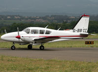 G-BBCC @ LFMK - Taxiing to the General Aviation apron - by Shunn311