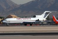 N724CK @ LAS - Kalitta Charters II N724CK starting her takeoff roll on RWY 25R. - by Dean Heald