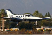 N421MC @ VNY - Tailgunner Aviation Inc 1972 Cessna 421B Golden Eagle N421MC landing RWY 16R. - by Dean Heald