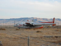 N5215R @ KBAM - C-119G at Battle Mountain Airport in Battle Mountain Nev. - by Jeff Martinez