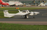 F-GYPL @ EGCC - A surprise visitor to Manchester - by Ian Chantler