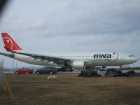 N856NW @ CYYR - Airbus 330-200  Medical Emergency - by Frank Bailey