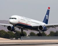 N929UW @ LAS - US Airways N929UW (FLT USA1787) in new colors from Charlotte/Douglas Int'l (KCLT) landing RWY 25L. - by Dean Heald