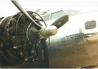 N207EV @ DTO - Evergreen B-17 at Denton for an engine change - by Zane Adams