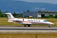 OO-LFS @ LFSB - Learjet 45 departing rwy 16 - by eap_spotter