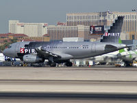 N530NK @ KLAS - Spirit Airlines / 2007 Airbus A319-132 - by Brad Campbell
