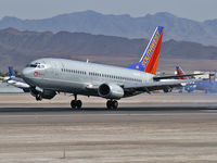 N629SW @ KLAS - Southwest Airlines - 'Silver One' / 1996 Boeing 737-3H4 - by Brad Campbell