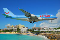 F-GTUI @ TNCM - The only scheduled 747 into Sint Maarten - by Robert J Cijntje