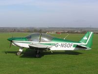 G-NSOF @ EGSP - Robin HR200 of Northampton School Of Flying at Sibson - by Simon Palmer