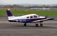 G-BKCC @ EGBJ - Busy late afternoon at Gloucestershire (Staverton) Airport - by Terry Fletcher