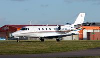 D-CLLL @ EGGW - New German Citation Excel at Luton - by Terry Fletcher