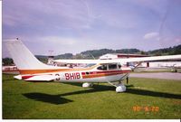 G-BHIB @ LSZB - Reims Cessna Skylane F182Q - by Bob Bowler