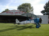 N6438 @ IA27 - First Arrival for annual AAA/APM National Fly-in at Antique Airfield near Blakesburg, IA - by BTBFlyboy