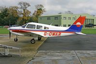 G-OWAR @ EGLD - Ex: N9521N > TF-OBO > G-OWAR - Originally owned to; BLS Aviation Ltd in February 1988 & Currently with; Bickertons Aerodromes Ltd since April 1992 - by Clive Glaister