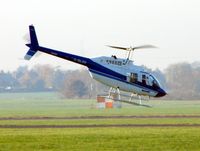 G-BLGV @ EGBJ - Bell 206B at Gloucestershire (Staverton) Airport - by Terry Fletcher