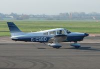 G-CSBD @ EGBJ - Pa-28-236 at Gloucestershire (Staverton) Airport - by Terry Fletcher