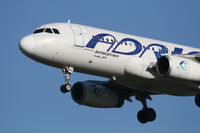 S5-AAC @ EBBR - arrival of flight 8U924 to rwy 25L - by Daniel Vanderauwera