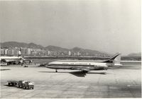XU-JTA @ HKG - taken at HKG Kai Tak airport,late 60s.Aircraft written off in Phnom Penh airport in Jan.1971 after hostile activities of the Khmer Rouge - by metricbolt