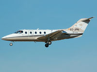 EC-JPN @ LEBL - Hawker on short final RWY 25R. - by Jorge Molina