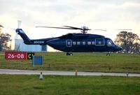 N908W @ EGGW - Sikorsky S-92 Heilbus ready to depart Luton - by Terry Fletcher