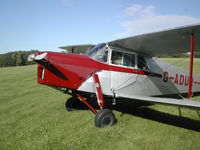 G-ADUR @ IA27 - De Havilland Hornet Moth at Antique Airfield near Blakesburg, IA - by BTBFlyboy