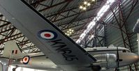 KN645 @ EGWC - Dakota hung from the ceiling at RAF Cosford Museum - by Terry Fletcher