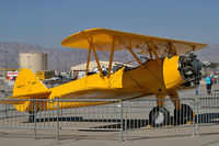 N69666 @ KLSV - Privately Owned - Las Vegas, Nevada / 1943 Boeing B75N1 - by Brad Campbell