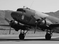 N2805J @ KLSV - American Flight Museum Inc. - Topeka, Kansas / 1944 Douglas DC3C-R-1830-90C / Douglas AC-47D Spooky - by Brad Campbell