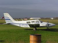 G-FLYI @ EGMC - PA-34 Seneca at Southend - by Simon Palmer