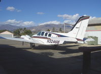 N3246B @ SZP - 1995 Beech 58 BARON, two Continental IO-550-Cs 285 Hp each, cruise 230 mph @ 7,000 ft - by Doug Robertson