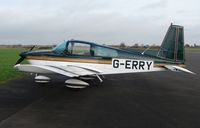 G-ERRY @ EGBT - Grumman AA-5B at Turweston - by Terry Fletcher